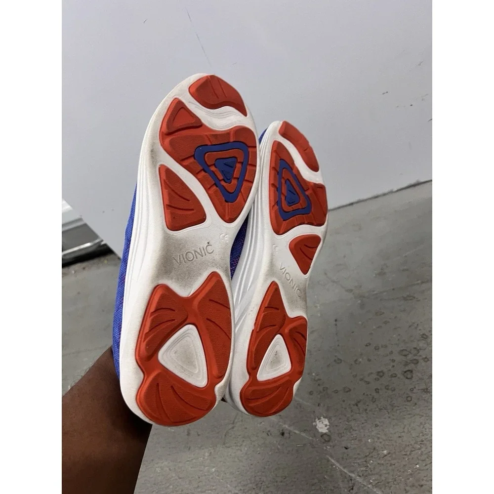 Vionic Agile Hydra Active‎ Slip On Sneakers Womens 9 Purple Orange Animal Print